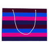 Middennacht neon strepen groot cadeauzakje (Achterkant)
