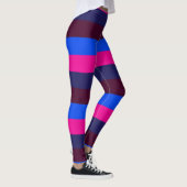 Middennacht neon strepen leggings (Rechts)