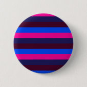 Middennacht neon strepen ronde button 5,7 cm (Voorkant)