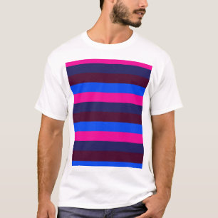 Middennacht neon strepen t-shirt