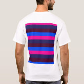 Middennacht neon strepen t-shirt (Achterkant)