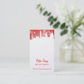 Middennacht New Grey Dient Visitekaartje (Staand voorkant)