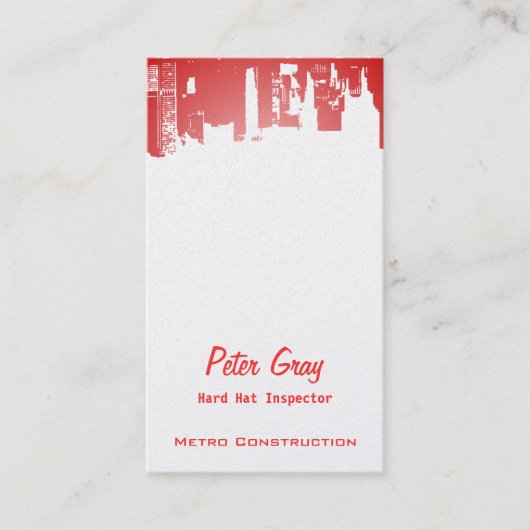 Middennacht New Grey Dient Visitekaartje (Voorkant)