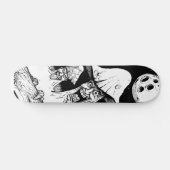 Middennacht Paddenstoelen Persoonlijk Skateboard (Horizontaal)
