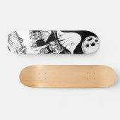 Middennacht Paddenstoelen Persoonlijk Skateboard (Horizontaal)