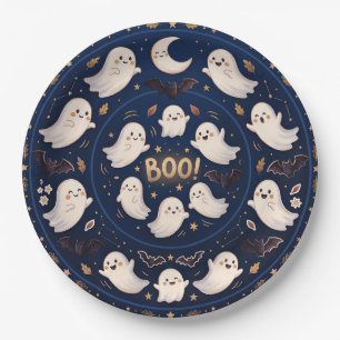 Middennacht Whimsy Hemels Geest Mandala Boo Papieren Bordje