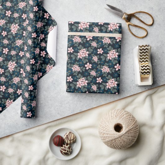 Middennachtelijke Rustige Tuin Cadeaupapier (Crafts)