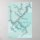 Middenohio, 30 x 20 inch poster (Voorkant)