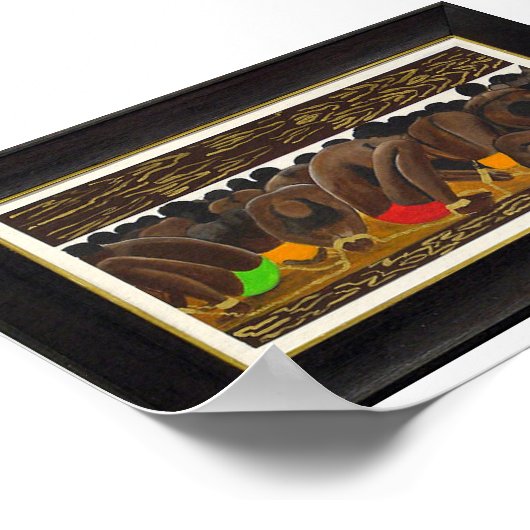 Middenpassage mini-druk 4 x 6 poster (Hoek)