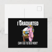 Middenschool Afstuderen Diploma middelbare school Briefkaart (Voorkant / Achterkant)