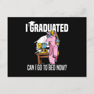 Middenschool Afstuderen Diploma middelbare school Briefkaart