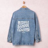 Middenschool leraar waardering denim jacket (Hangar)