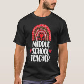 Middenschool Rainbow Valentijn Rainbow L T-shirt (Voorkant)
