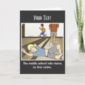 Middenschool Wenskaart Kaart (Voorkant)