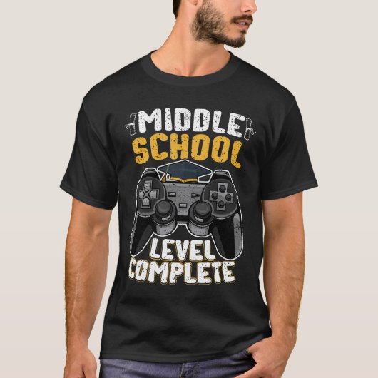 Middenschoolniveau Complete Gamer T-shirt (Voorkant)