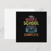 Middenschoolniveau voltooid 2020 kaart (Voorkant / Achterkant)