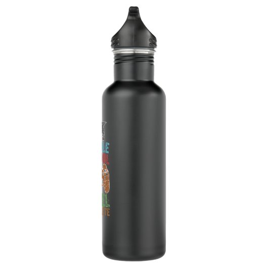 Middenschoolniveau voltooid - Afstuderen cadeau Waterfles (Rechts)