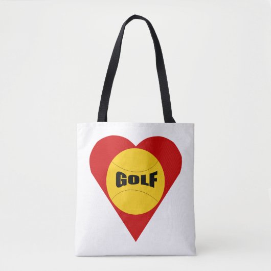 Middenschoudertas van GOLF Tote Bag (Voorkant)