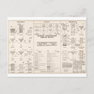 Middenstand: bouwschuur briefkaart