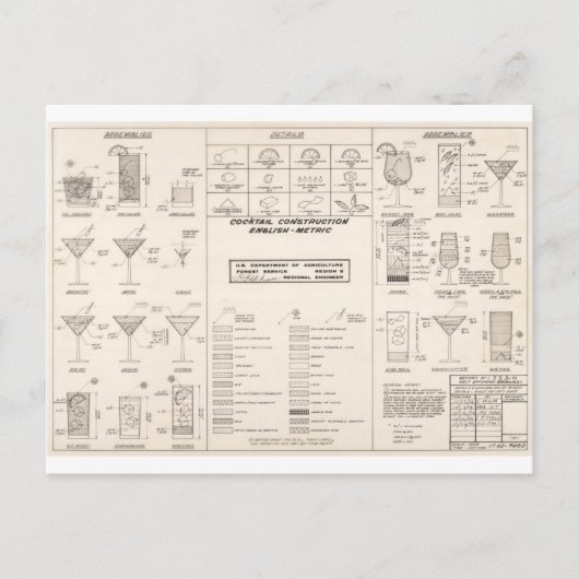 Middenstand: bouwschuur briefkaart (Voorkant)