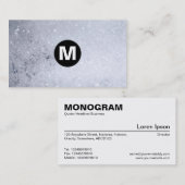 Middenstip Monogram - Zeepbellen Visitekaartje (Voorkant / Achterkant)