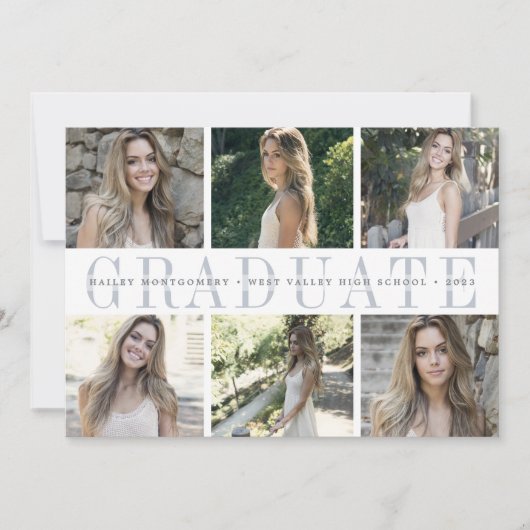 Middenstreep | Aankondiging van zes foto-Afstudere (Voorkant)