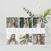 Middenstreep | Uitnodiging voor zes fotografen (Staand voorkant)