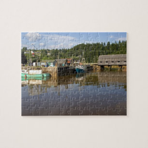Middentij bij de Fundybaai bij St. Martins, New Legpuzzel