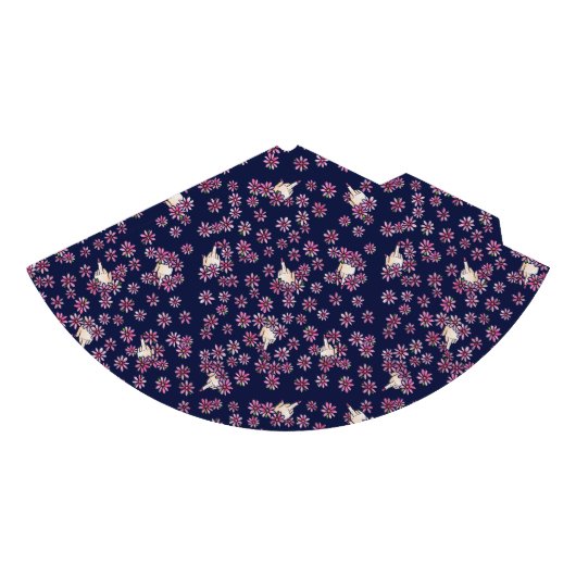 Middenvinger bloemig feesthoedjes (Voorkant)