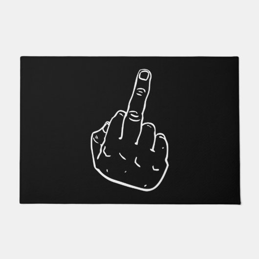 Middenvinger Deurmat (Voorkant)