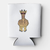 Middenvinger Giraffe Funny Offensive Rude Safari Blikjeskoeler (Voorkant)