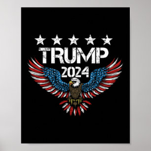 Middenvinger (op rug) Haters gaan Donald T haten Poster