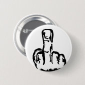 Middenvinger Ronde Button 5,7 Cm (Voorkant /achterkant)