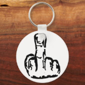 Middenvinger Sleutelhanger (Voorkant)