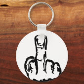 Middenvinger Sleutelhanger (Voorkant)