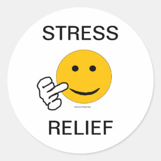 Middenvinger Stress Relief Sticker