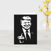 Middenvinger Trump 2024 Verkiezing Amerikaans Kaart (Gele Bloem)