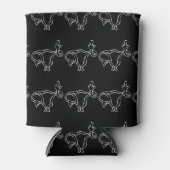 Middenvinger uterus feminist pro-keuze blikjeskoeler (Voorkant)