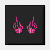 Middenvinger vloek Woord Borstkanker Borstvoeding Magneet (Voorkant)