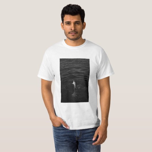 Middenvingershirt T-shirt (Voorkant volledig)