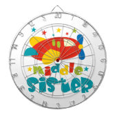 Middenzuster Plane Dartbord (Voorkant)