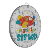 Middenzuster Plane Dartbord (Voorkant Links)