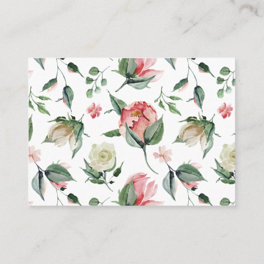 midderbloem baby shower informatiekaartje (Achterkant)