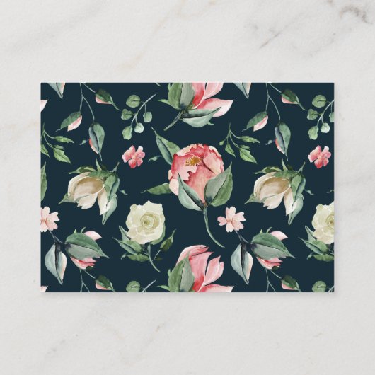 midderbloem baby shower informatiekaartje (Achterkant)