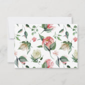 midderbloem Kaart RSVP-respons (Achterkant)