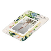 middernacht blauw blozen Foto Afstuderen Kaart M Magneet (Linkerzijde)