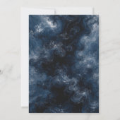 Middernacht Blauwe Verrassings Mijlpaal Verjaardag Kaart (Achterkant)