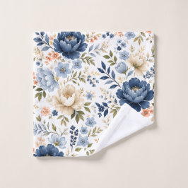 Middernacht Bloei Tijdloze Bloemige Elegantie Wasd Washandje
