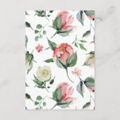 Middernacht bloem Bloemendetails Enclusiekaart Informatiekaartje (Achterkant)