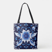 middernacht bloem tote tas (Achterkant)